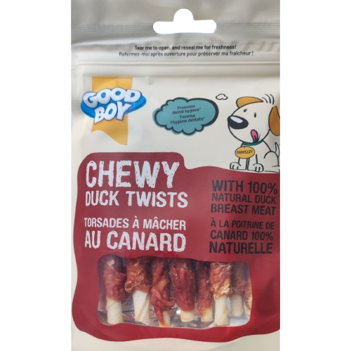 Good Boy Kacsa Twists – Kacsacsavarok Kutyáknak (90 g)