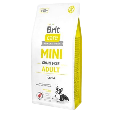 BRIT CARE MINI GRAIN FREE ADULT BÁRÁNY 7kg