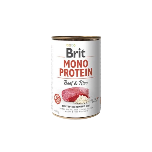 BRIT MONO PROTEIN MARHAHÚS ÉS BARNA RIZS 400 G (1 db)
