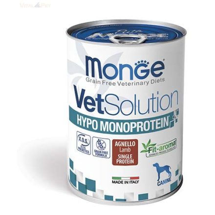 Monge Dog VetSolution Hypo Monoprotein Bárány 400g Konzerv