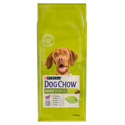 DOG CHOW Adult - Bárány és Rizs 14kg
