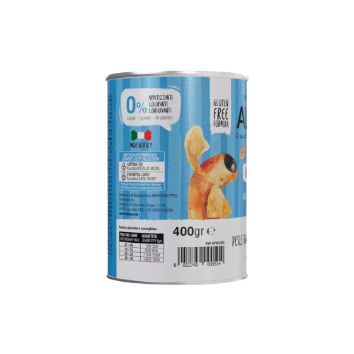 ALDOG® WHITE WAVE – MONOPROTEINES FEHÉRHAL-PÁSTÉTOM FELNŐTT KUTYÁKNAK 400 G