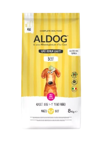 ALDOG BEEF HIPOALLERGÉN KUTYATÁP MINI 8 KG