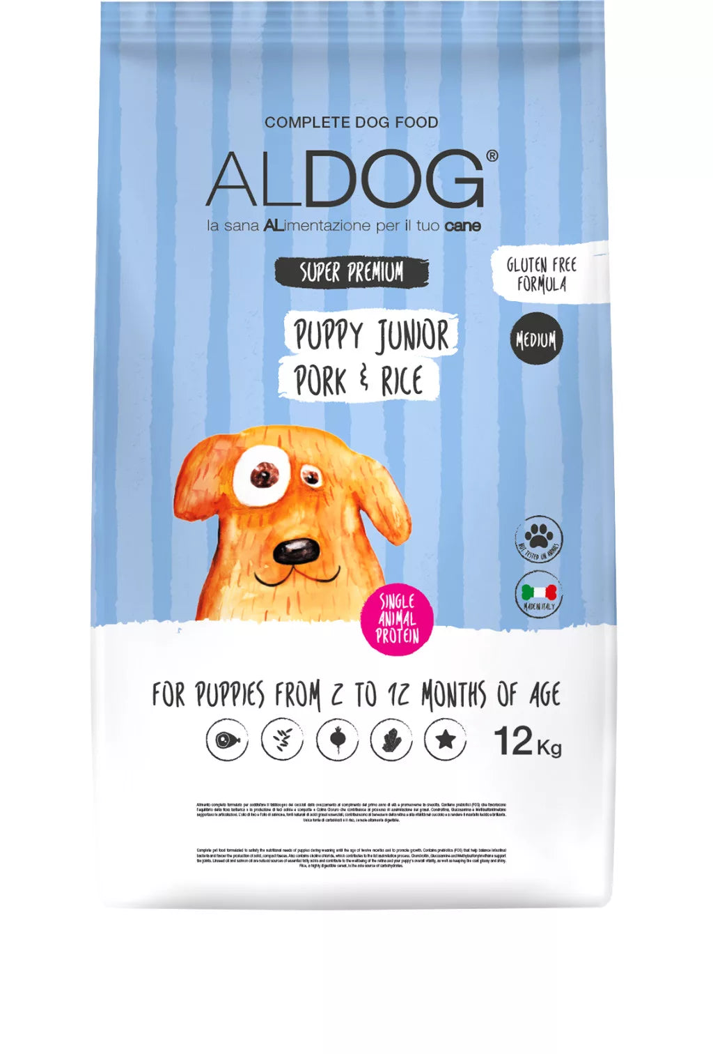 ALDOG PUPPY-JUNIOR PORK HIPOALLERGÉN KUTYATÁP