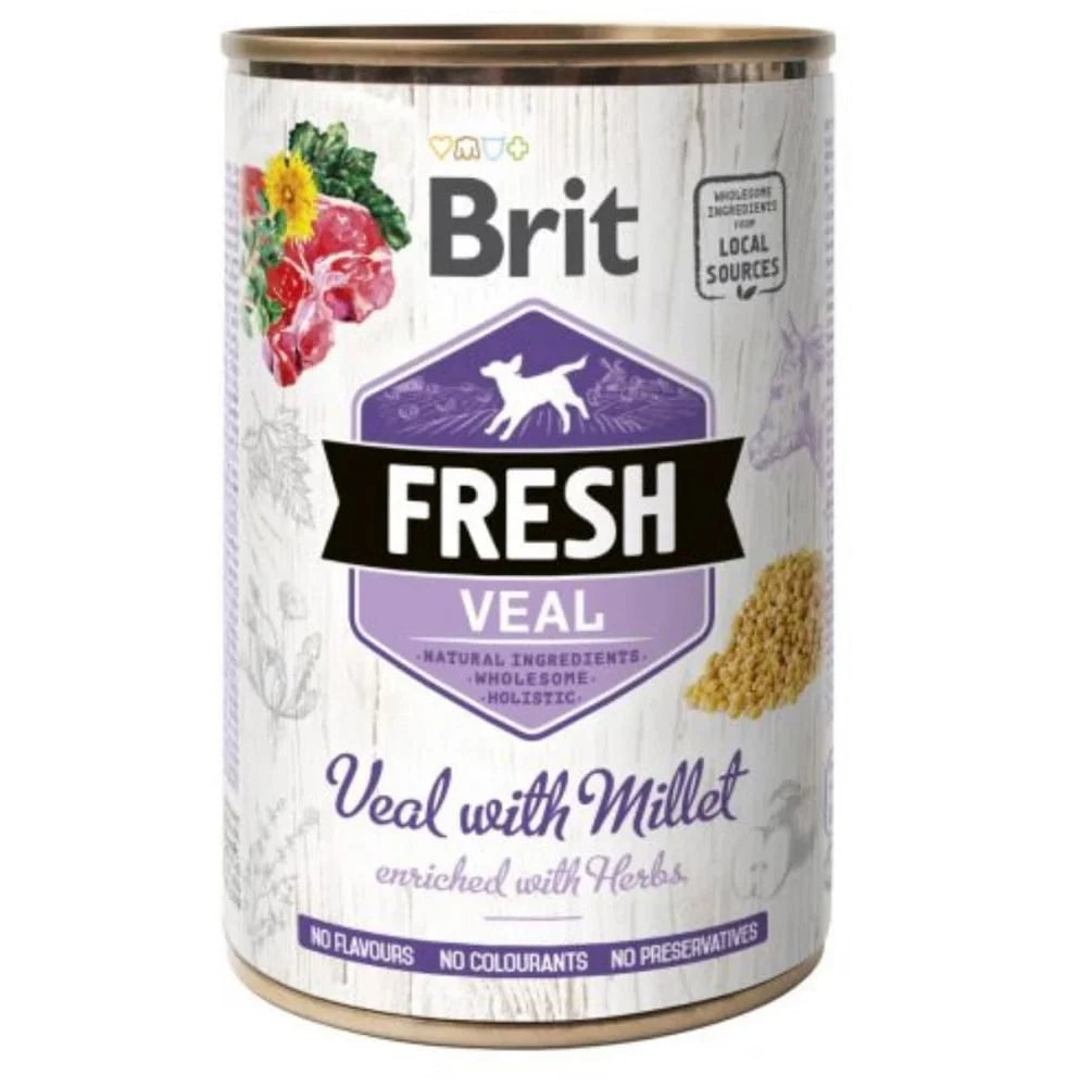 Brit Fresh Veal with Millet 400 g