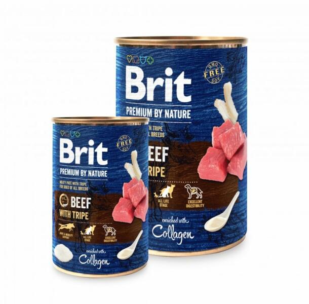 Brit Premium by Nature Paté Beef with Tripe 800g