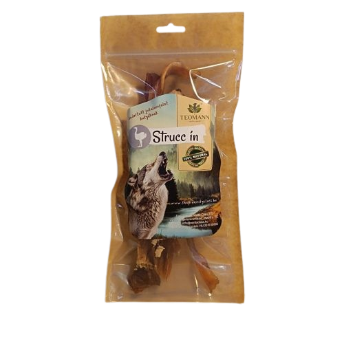Teomann Szárított Struccín – Prémium Natúr (125 g)