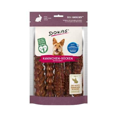 Dokas Szárított Nyúlhát – Természetes (Kutyáknak)