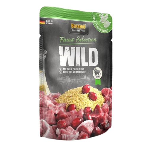 BELCANDO Vadhús kölessel és áfonyával - 125 g alutasakos kiszerelésben