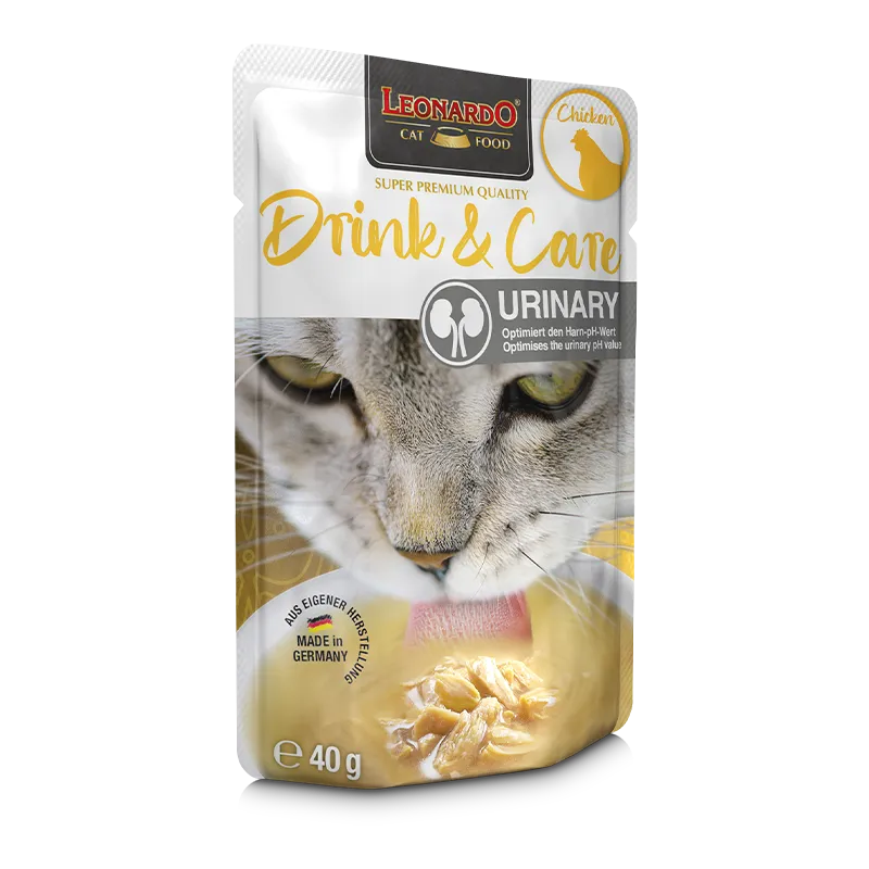 LEONARDO Drink & Care Urinary Csirkés 40 g