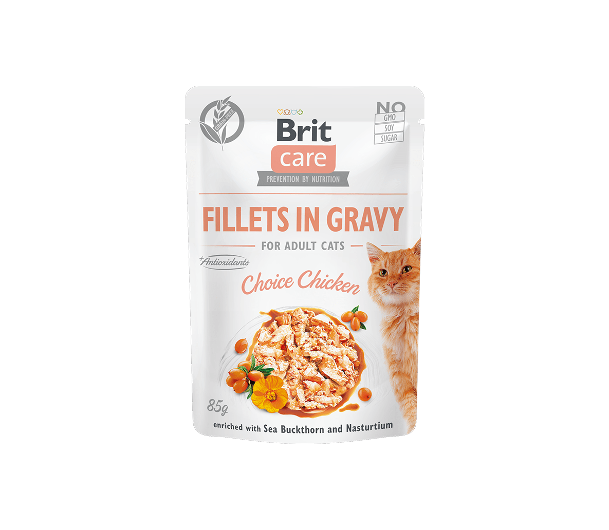 Brit Care Cat Fillets in Gravy Choice Chicken 85 g