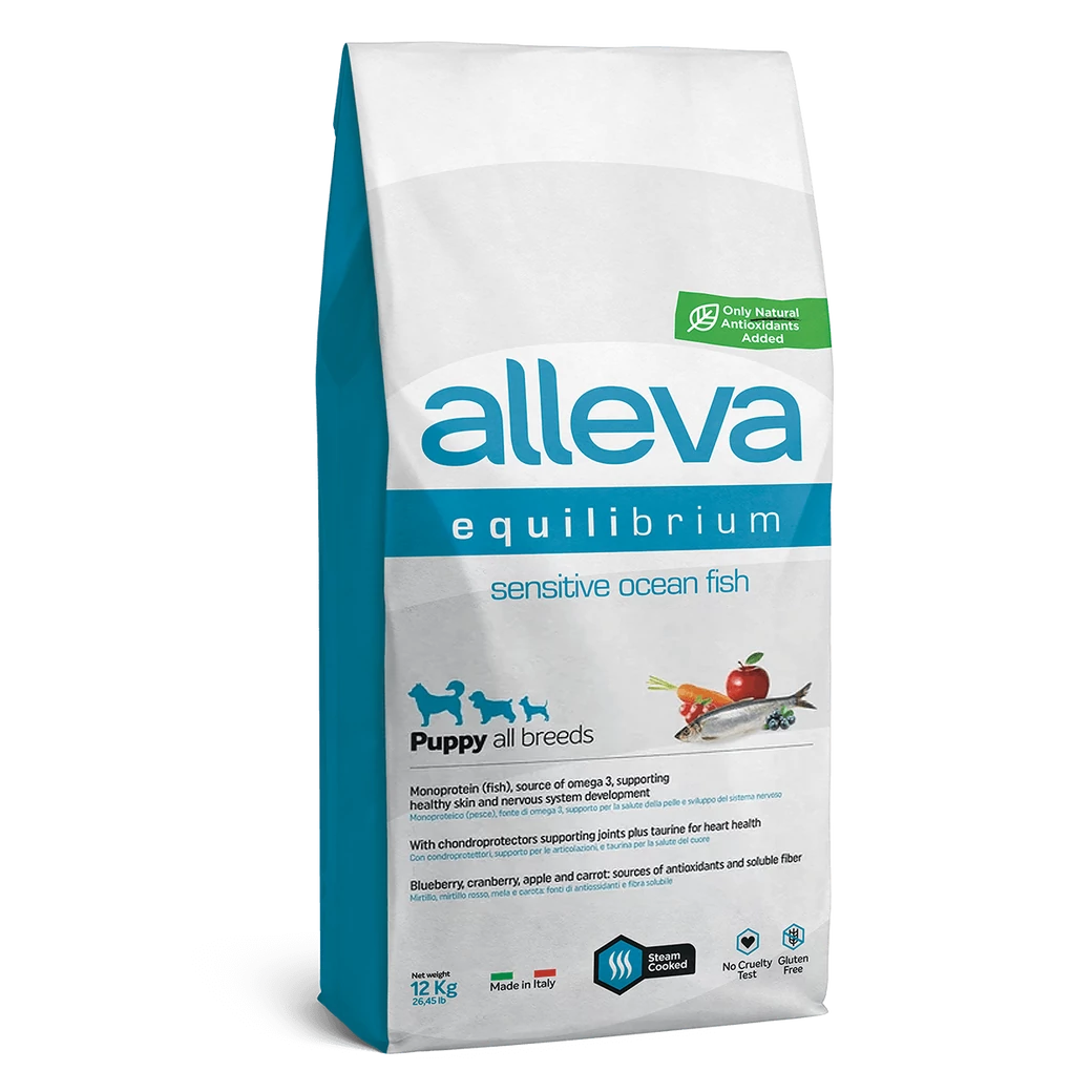 Alleva Equilibrium Ocean Fish All Breeds Puppy (12kg)