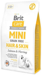 BRIT CARE MINI GRAIN FREE HAIR&SKIN SALMON & HERRING 7kg