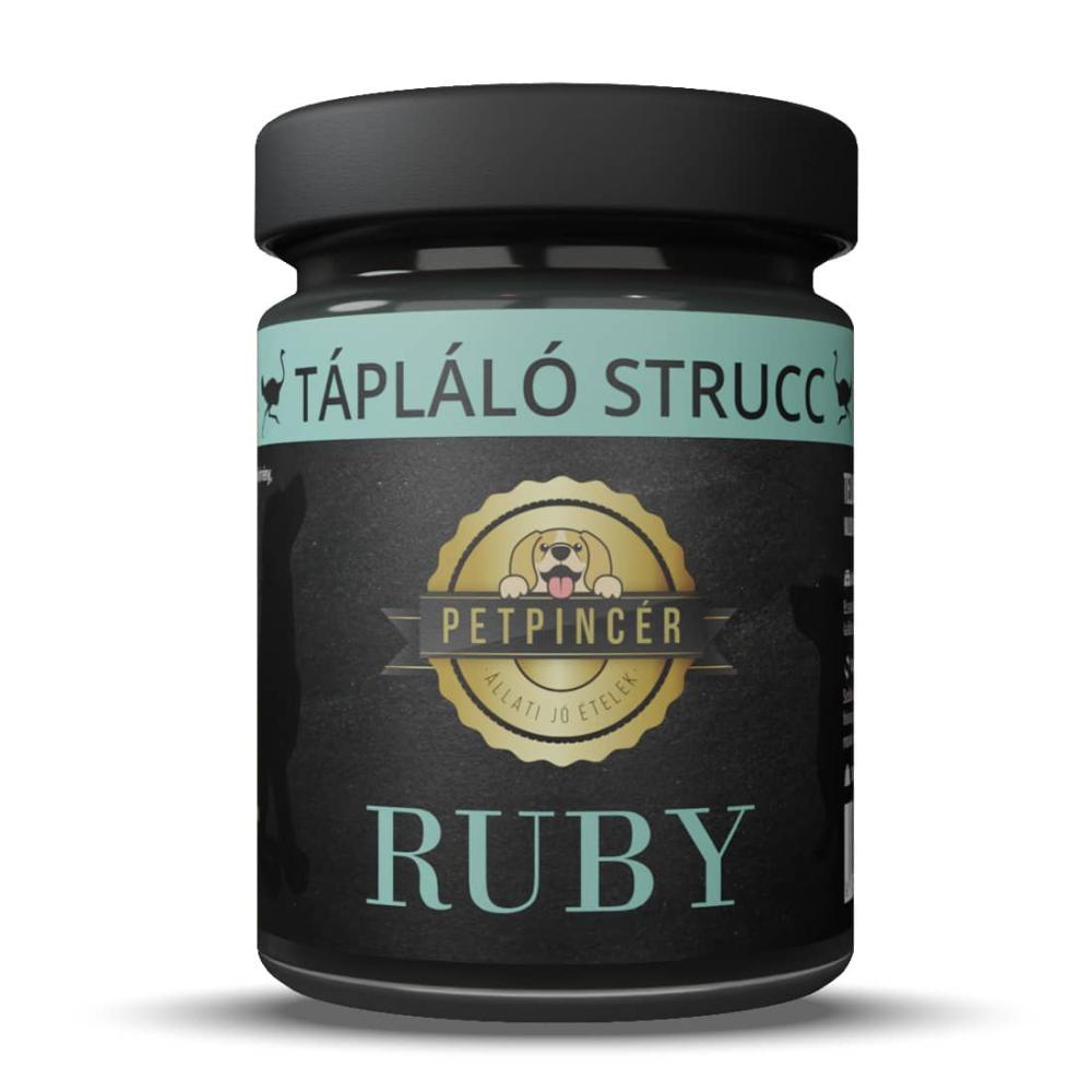 PETPINCÉR - RUBY - Tápláló strucc 300g