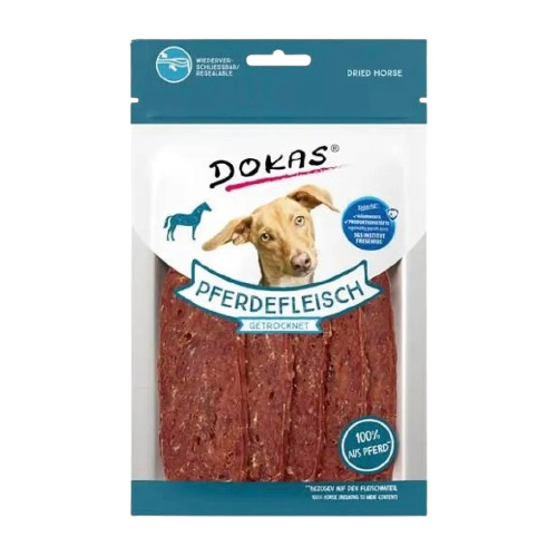 Dokas Szárított Lóhús – Natúr Jutalomfalat (60 g)