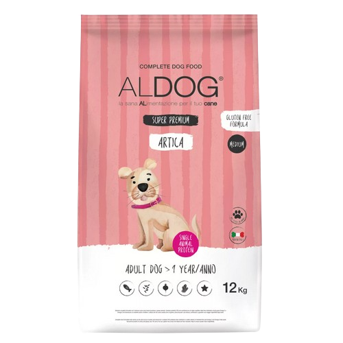 ALDOG ARTICA HIPOALLERGÉN KUTYATÁP MEDIUM 12 KG