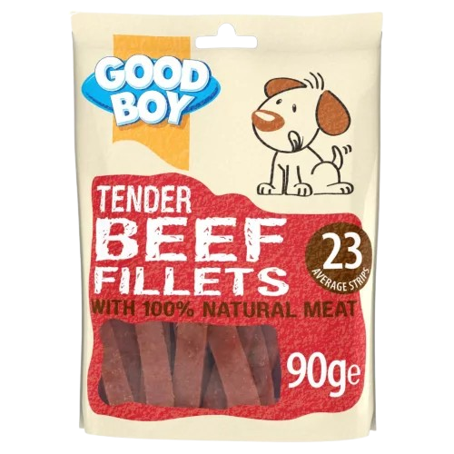 Good Boy Pawsley kutya jutalomfalat marha filé 90g