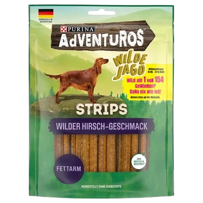 PURINA Adventuros Strips szarvas  90 g