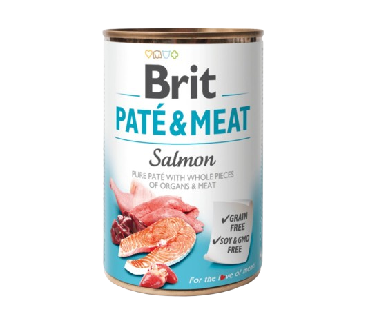 Brit Paté & Meat Salmon (Lazac) 400 g