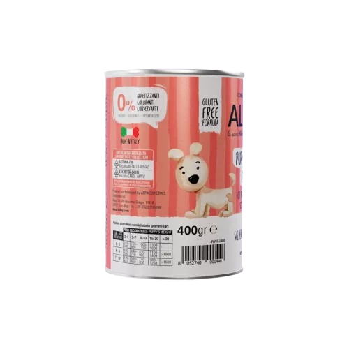 ALDOG® PUPPY-JUNIOR ARTICA LAZACOS MONOPROTEINES KÖLYÖK KUTYA PÁSTÉTOM 400 g