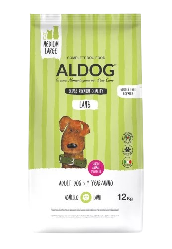 ALDOG BÁRÁNY HIPOALLERGÉN KUTYATÁP KÖZEPES 12 KG