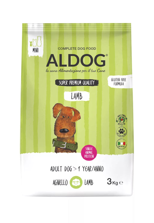 ALDOG LAMB (BÁRÁNY) HIPOALLERGÉN-MONO PROTEIN KUTYATÁP MEDIUM 3 KG