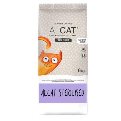 ALCAT Sterilizált Csirke Macskatáp 8 kg