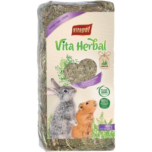 Vitapol Réti Széna - Rágcsálóknak és Nyulaknak - 800g