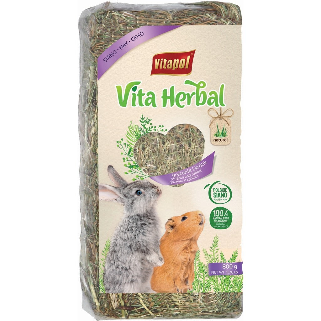Vitapol Réti Széna - Rágcsálóknak és Nyulaknak - 800g