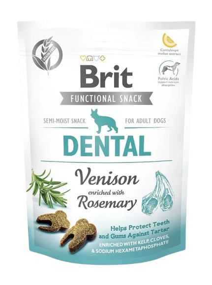 BRIT Care Dog funkcionális snack Dental Venison 150 g