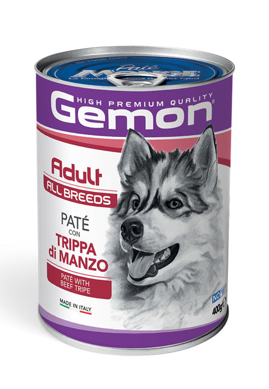 Gemon Dog PATÉ adult Marha & Pacal konzerv (400g)