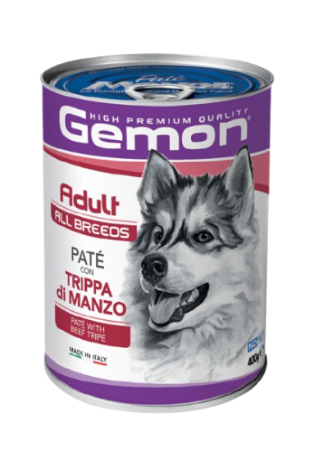 Gemon Dog PATÉ adult Marha & Pacal konzerv (400g)