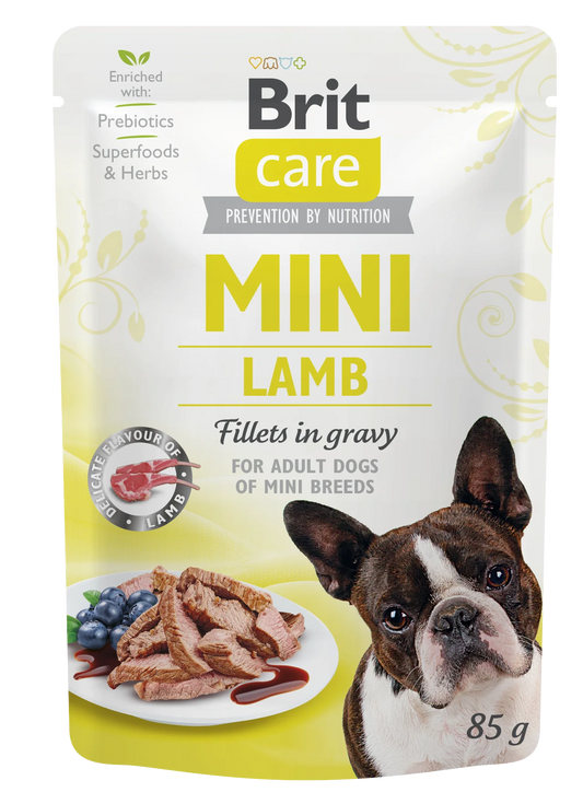 Brit Care Mini Lamb fillets in gravy 85g