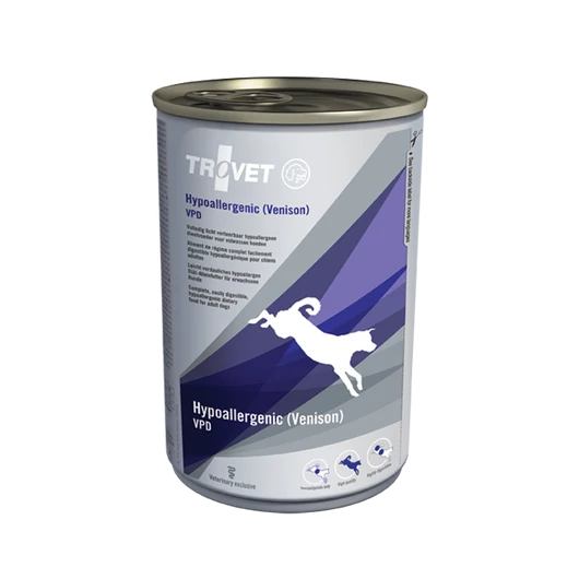 Trovet Hypoallergenic Venison&Potato Diet/VPD konzerv kutyáknak 400g
