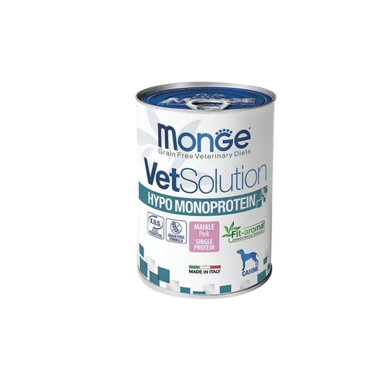 Monge VetSolution Hypo Monoproteines Sertés Kutyakonzerv 400g
