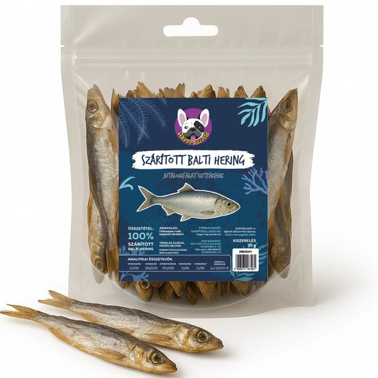 Happy Bulldog - Szárított balti hering, 70 g