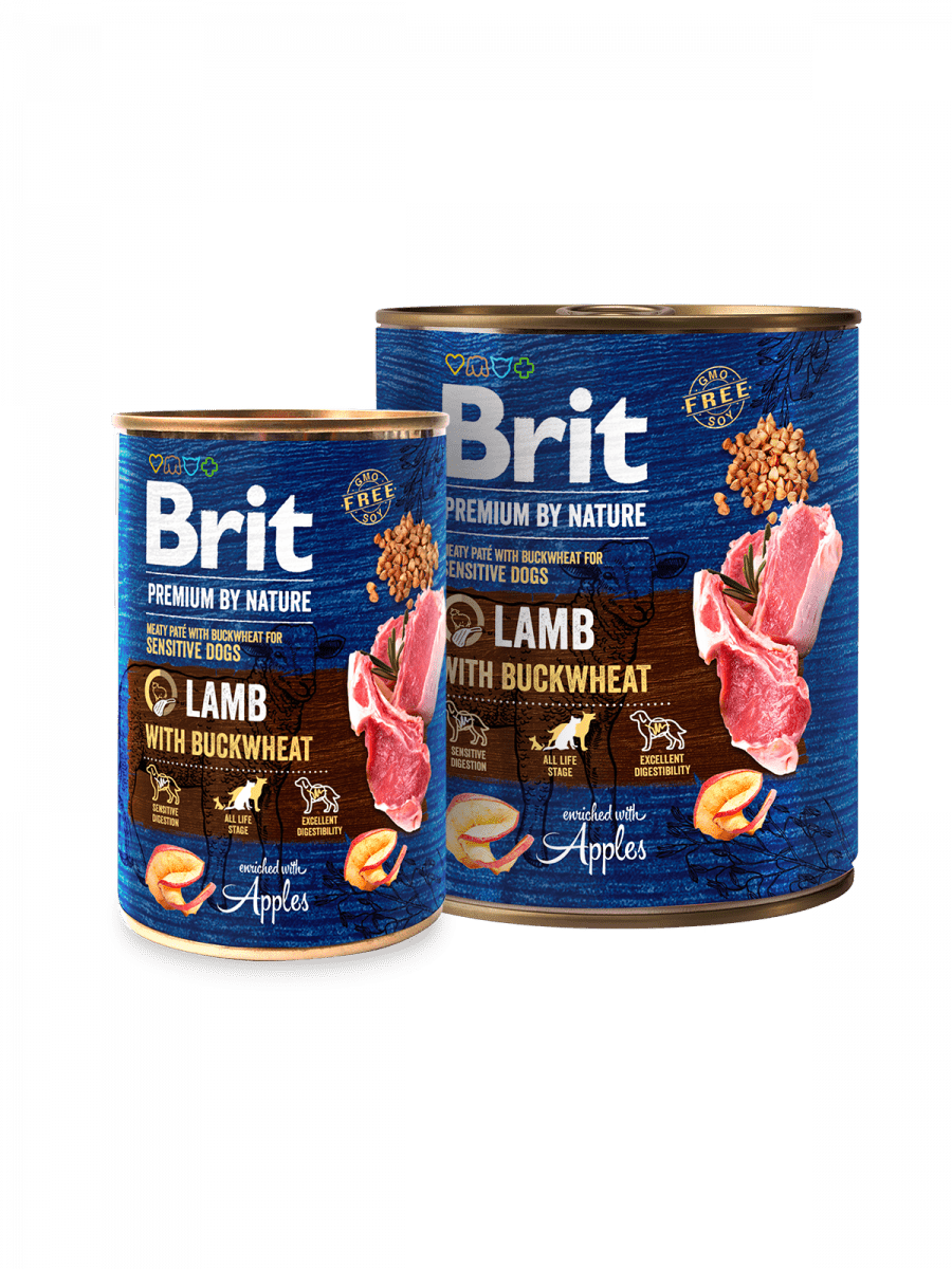 Brit Premium by Nature Paté Lamb with Buckwheat 800g