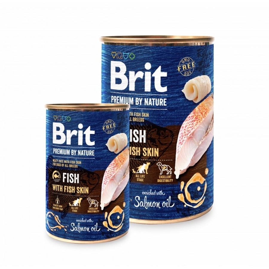 Brit Premium by Nature Paté Fish with Fish Skin 800g