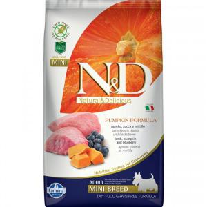 N&D Dog Grain Free bárány&áfonya sütőtökkel adult MINI 7kg