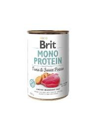 BRIT MONO PROTEIN TUNA & SWEET POTATO 400 G  (1db)