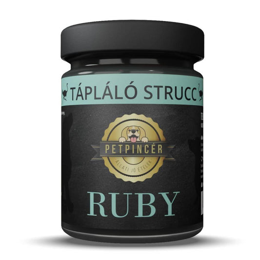 PETPINCÉR - RUBY - Tápláló strucc 300g