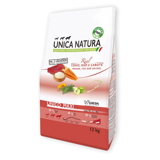 Unica Natura MONO PROTEIN 12kg - Szarvassal