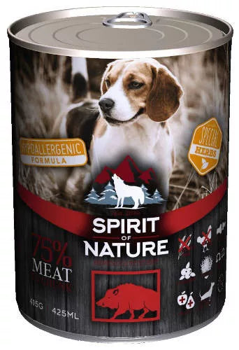 Spirit of Nature Dog konzerv Vaddisznóhússal (800g)